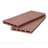Террасная доска 3D WOOD BRUSHING пустотелая  цвет СВЕТЛО-КОРИЧНЕВЫЙ